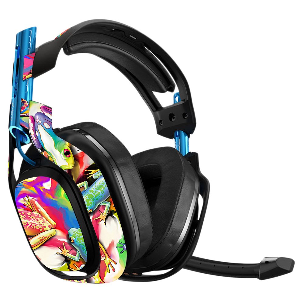 MightySkins Vinyl Decal Wrap Cover for Astro A50 3rd Gen Gaming Headset - Wet Paint Design, Durable Protective Skin, Easy to Apply & Remove - Made in USA | Perfect for Gamers, Streamers & Headset Customization