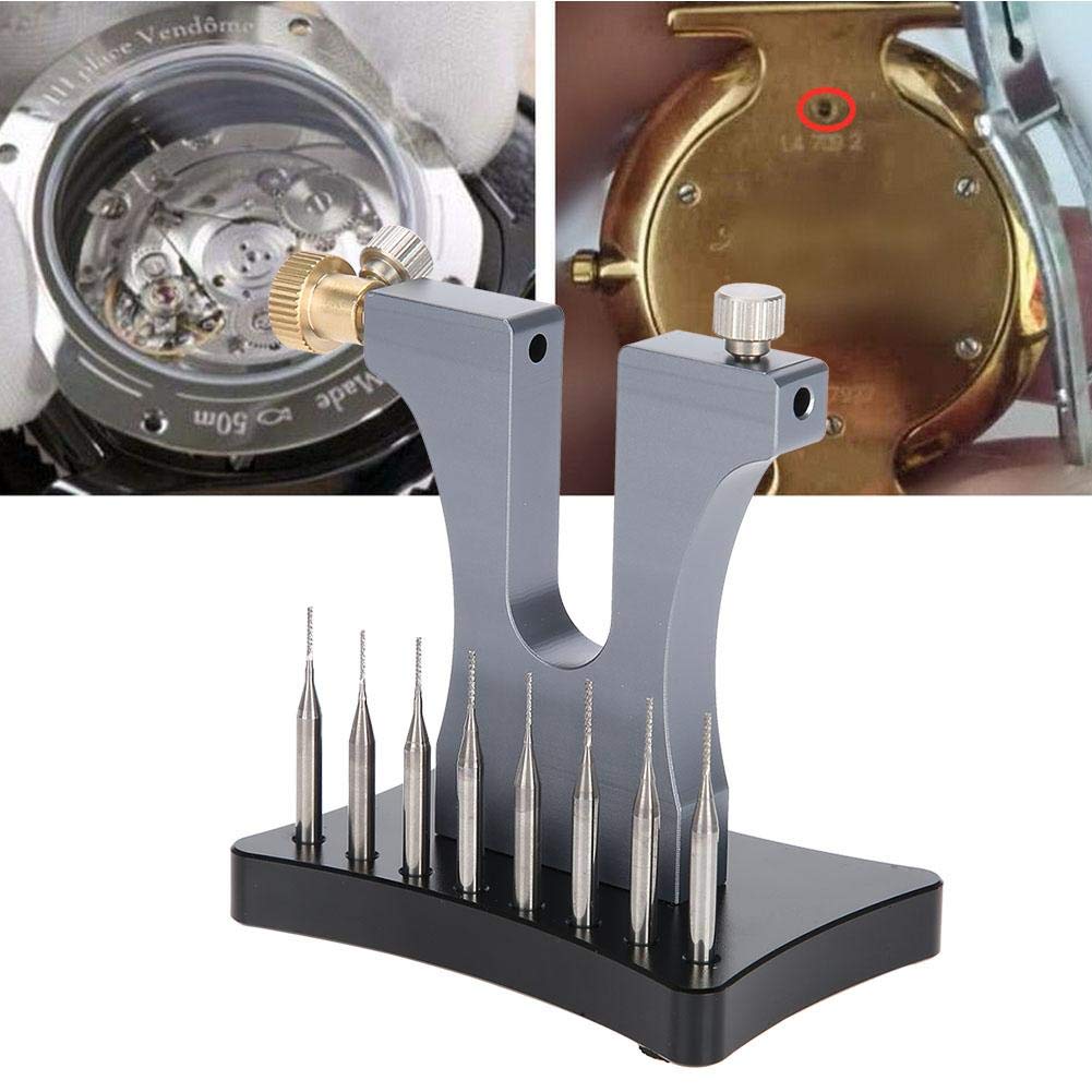 Watch Screw Extractor Set - 5 PCS Damaged Screw Remover Tool with 8 Pins for Watch Repair | Easily Remove Broken & Stripped Screws from Watches | Perfect for Watchmakers, Jewelers & DIY Watch Repair Enthusiasts