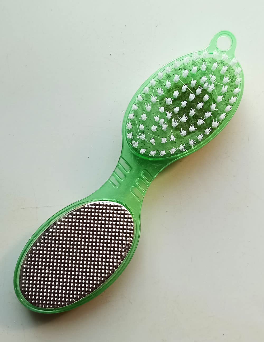 4-in-1 Pedicure Paddle Tool Kit - Professional Foot Care Set with Exfoliating Brush, Callus Remover & Nail Cleaner - Perfect for Home Spa, Salon & Travel Use