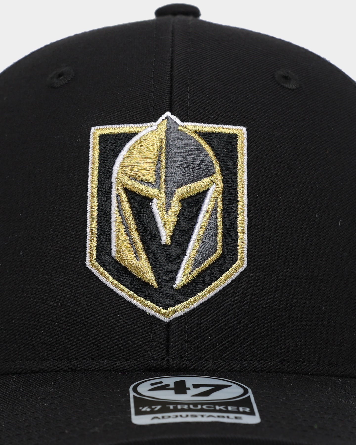 47 Brand Las Vegas Golden Knights Snapback Trucker Hat - Black Adjustable Baseball Cap for Men & Women - Perfect for Sports Fans, Games & Outdoor Activities