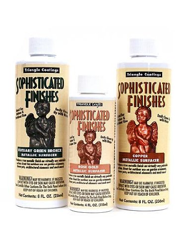 Premium Metallic Surfacer Paint - Iron Finish 4 oz (Pack of 2) - Perfect for DIY Home Decor, Furniture Restoration & Metal Craft Projects