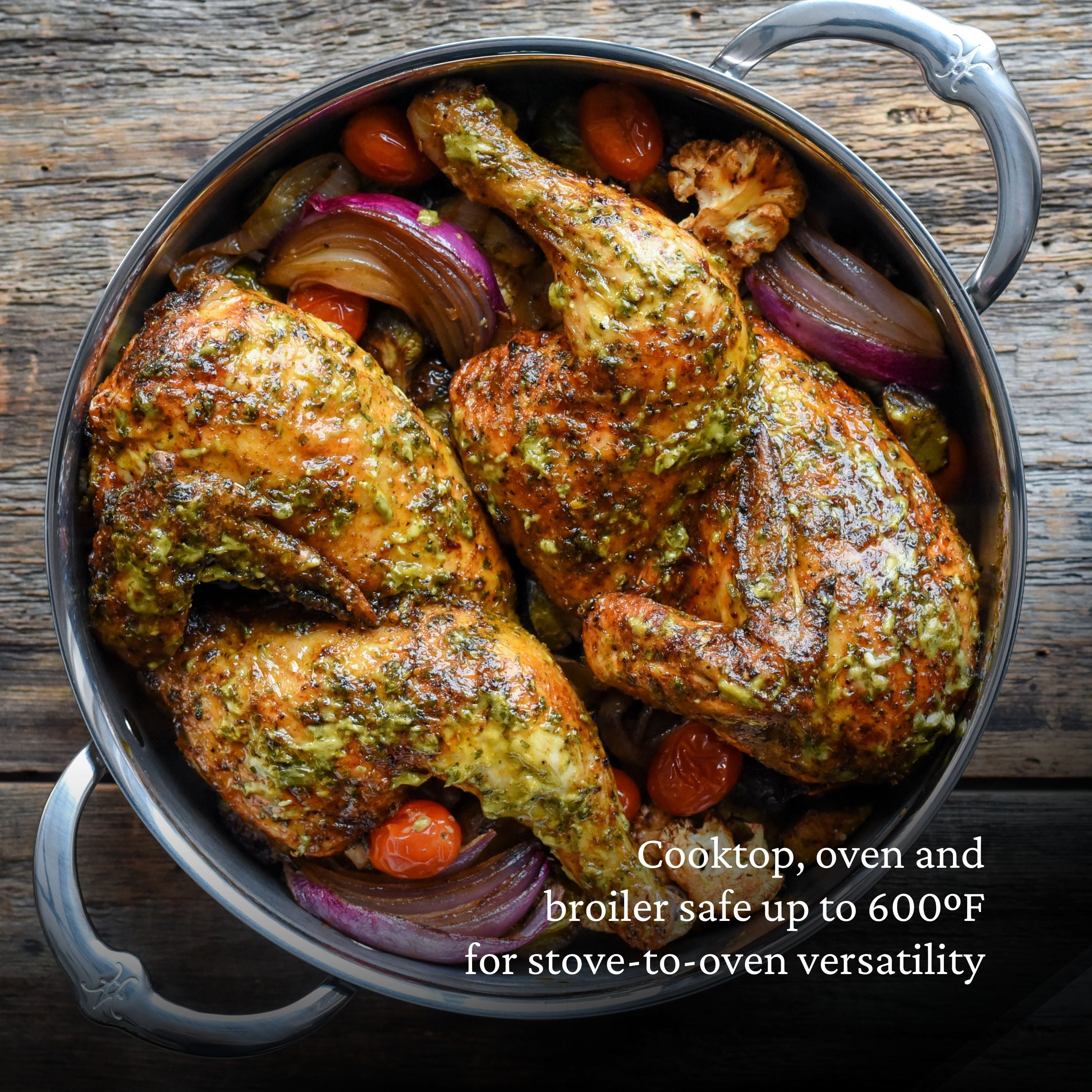 Hestan Probond Covered Braiser/Sauteuse 3.5 Qt (26cm) - Premium Ceramic Nonstick Cookware for Searing, Braising & Sauteing - Perfect for Stovetop to Oven Cooking & Family Meals
