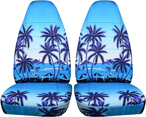 Blue w Palm Tree