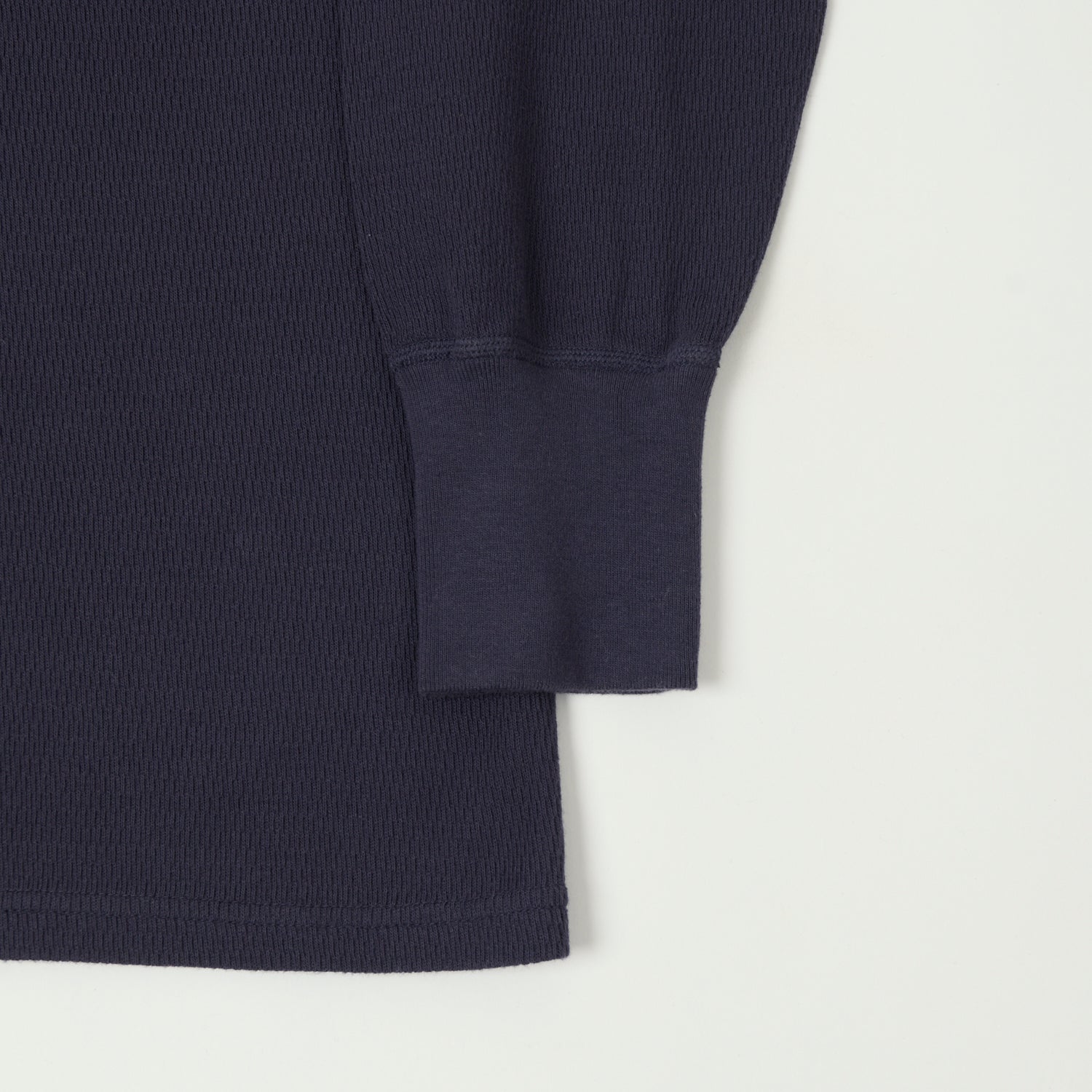 Dubbleworks Long Sleeve Thermal Crew Tee for Men - Warm Winter Shirt, Navy Blue - Perfect for Outdoor Activities, Camping & Layering in Cold Weather