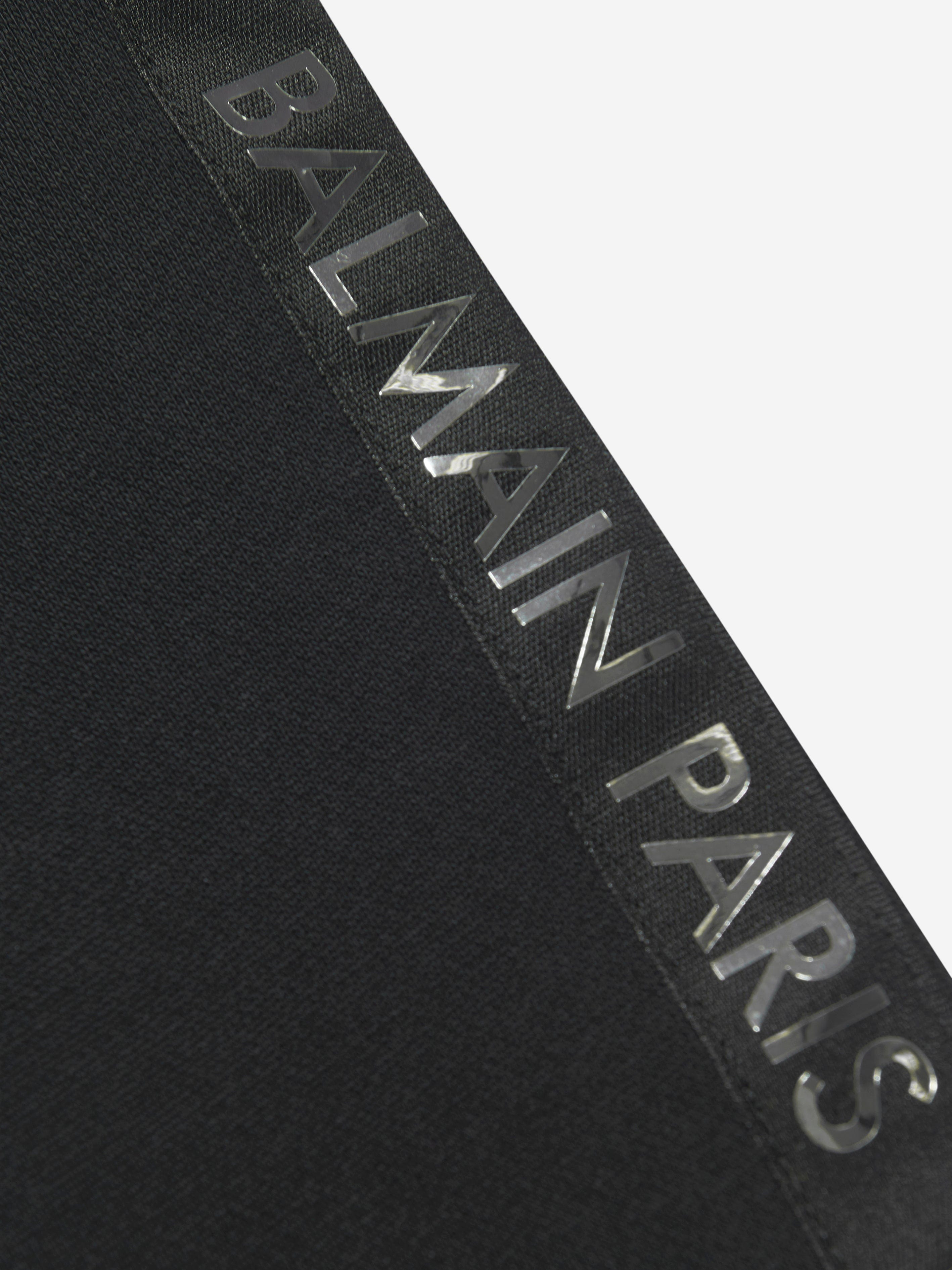 Balmain Boys Logo Joggers - Black Athletic Pants for Men | Casual Wear, Gym, Lounge & Street Style