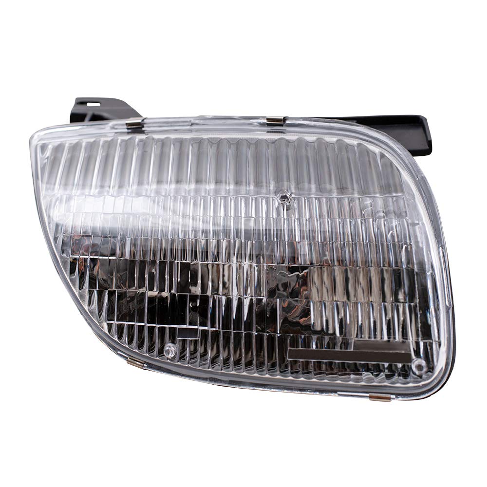 Brock Replacement Halogen Headlights Set - Driver & Passenger Side Compatible with 1995-2002 Pontiac Sunfire (Part #16530151, 16530152) | High Visibility Lighting for Night Driving & Improved Road Safety