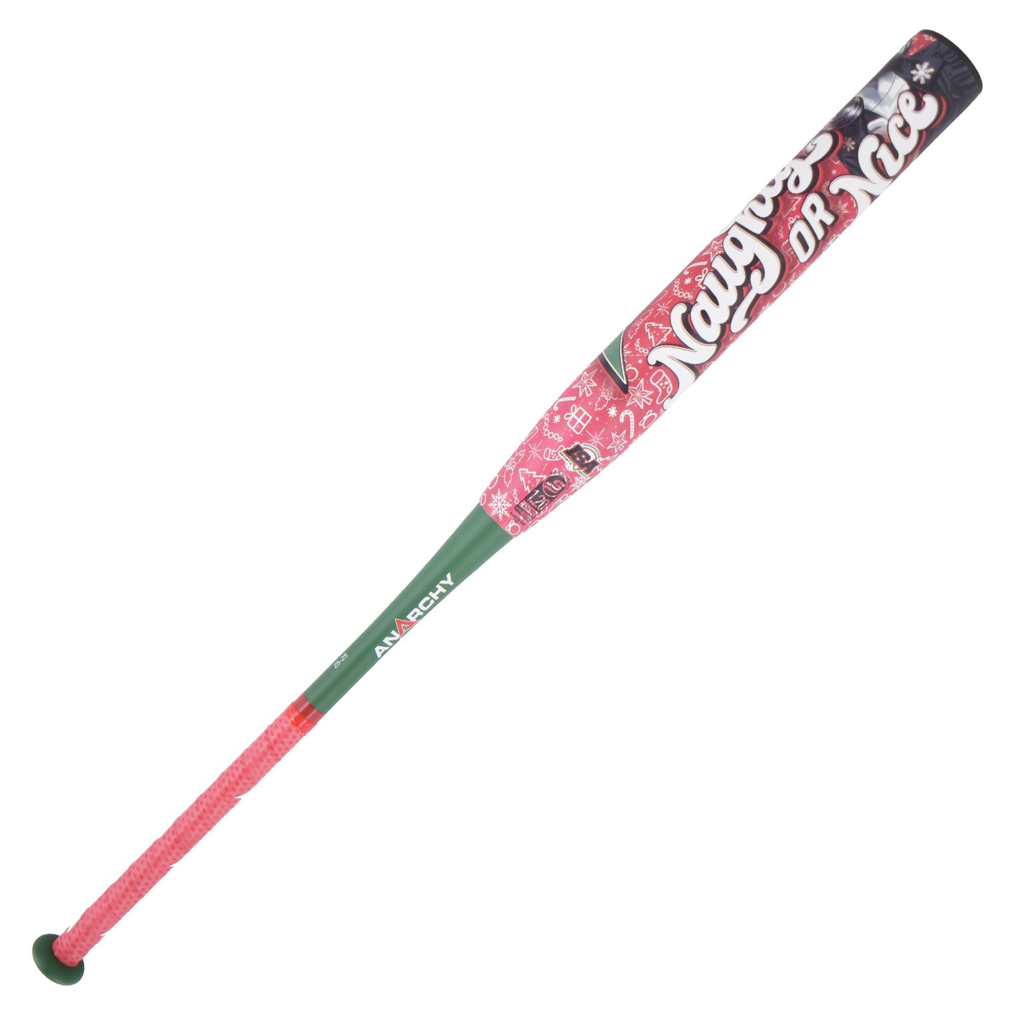 2024 Anarchy Naughty or Nice End Load USSSA Slowpitch Softball Bat - ASPXMAS24U - Perfect for Competitive Games & Training Sessions