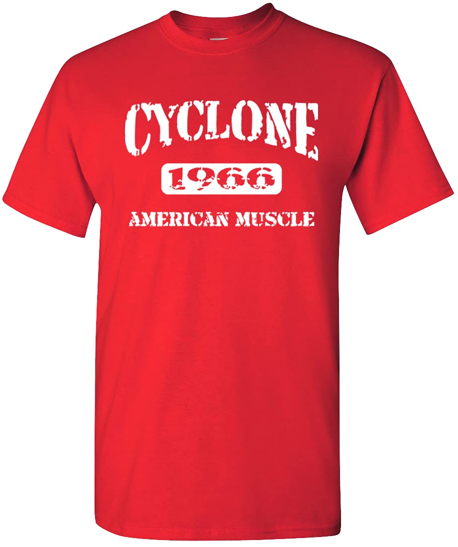 Vintage 1966 Mercury Cyclone American Muscle Car Graphic T-Shirt - Classic Retro Design for Car Enthusiasts & Collectors | Perfect for Car Shows, Cruises & Casual Wear