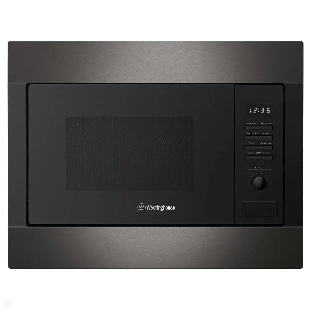 Westinghouse WMB2522DSC 25L 900W Built-in Microwave Oven - Compact Countertop Microwave for Small Kitchens, Dorms & Offices | Fast Cooking & Reheating | Stainless Steel Finish