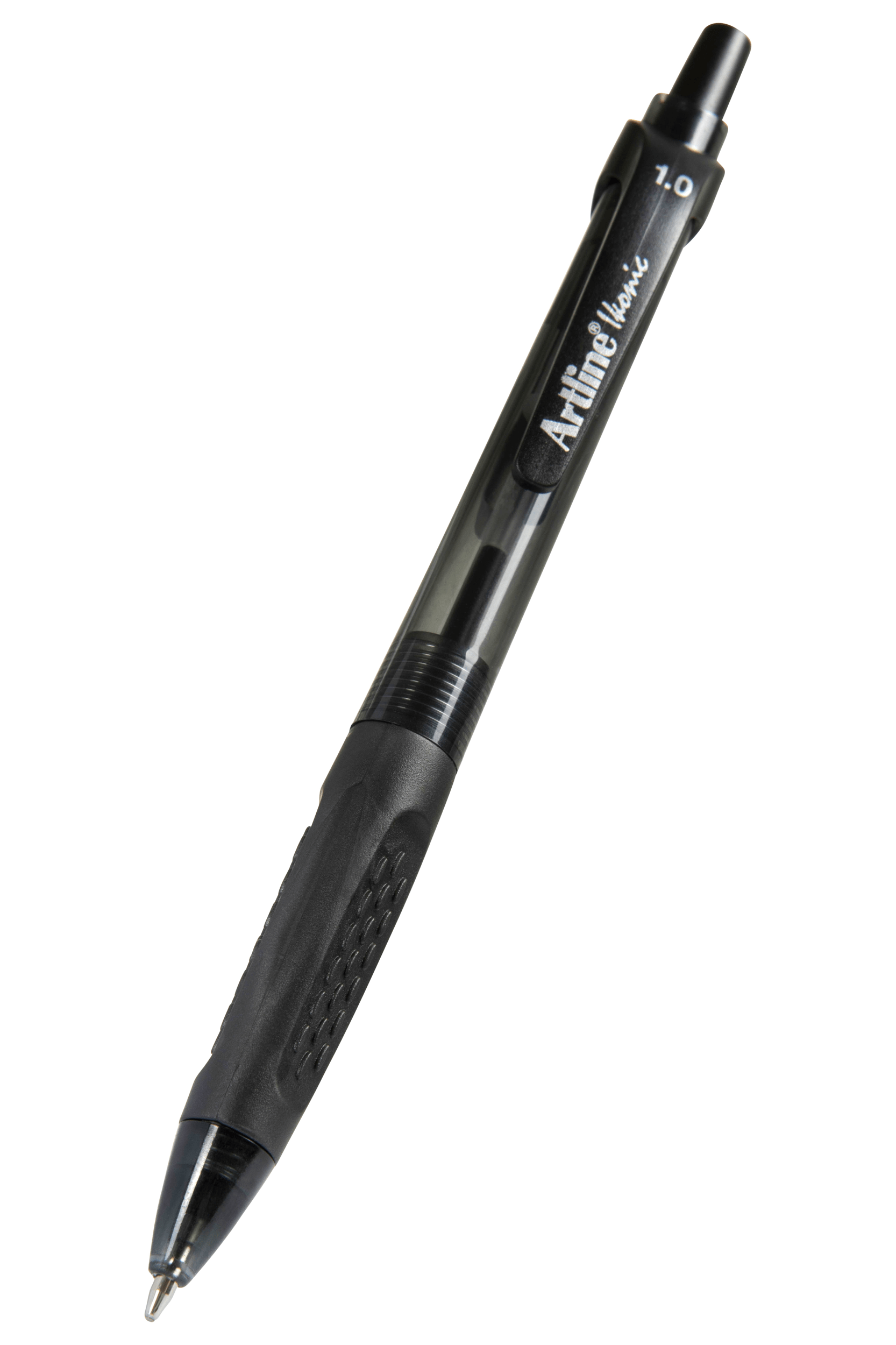 Artline 8410 Retractable Grip Medium Ballpoint Pen - Black (12-Pack) - Perfect for Office, School & Everyday Writing Needs