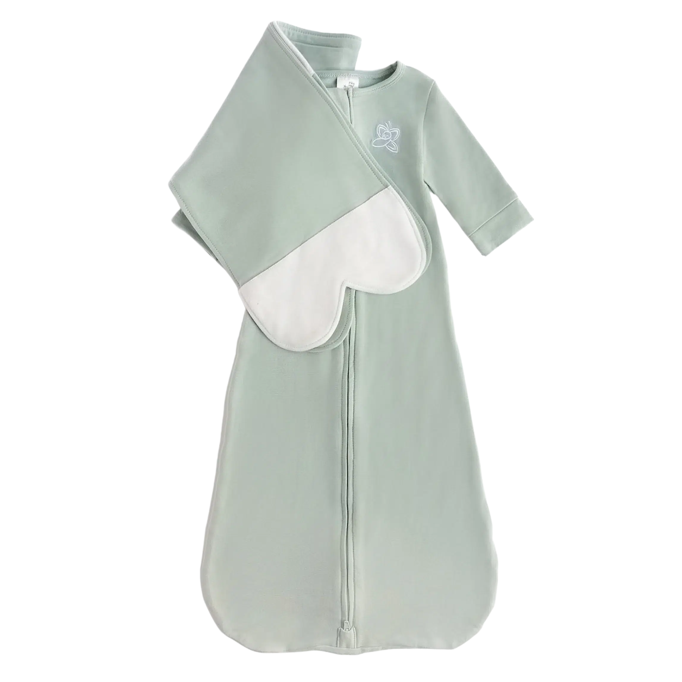 Butterfly Swaddle Wrap - Soft Sage Green Baby Swaddle Blanket for Newborns | Perfect for Sleep, Swaddling & Comfort