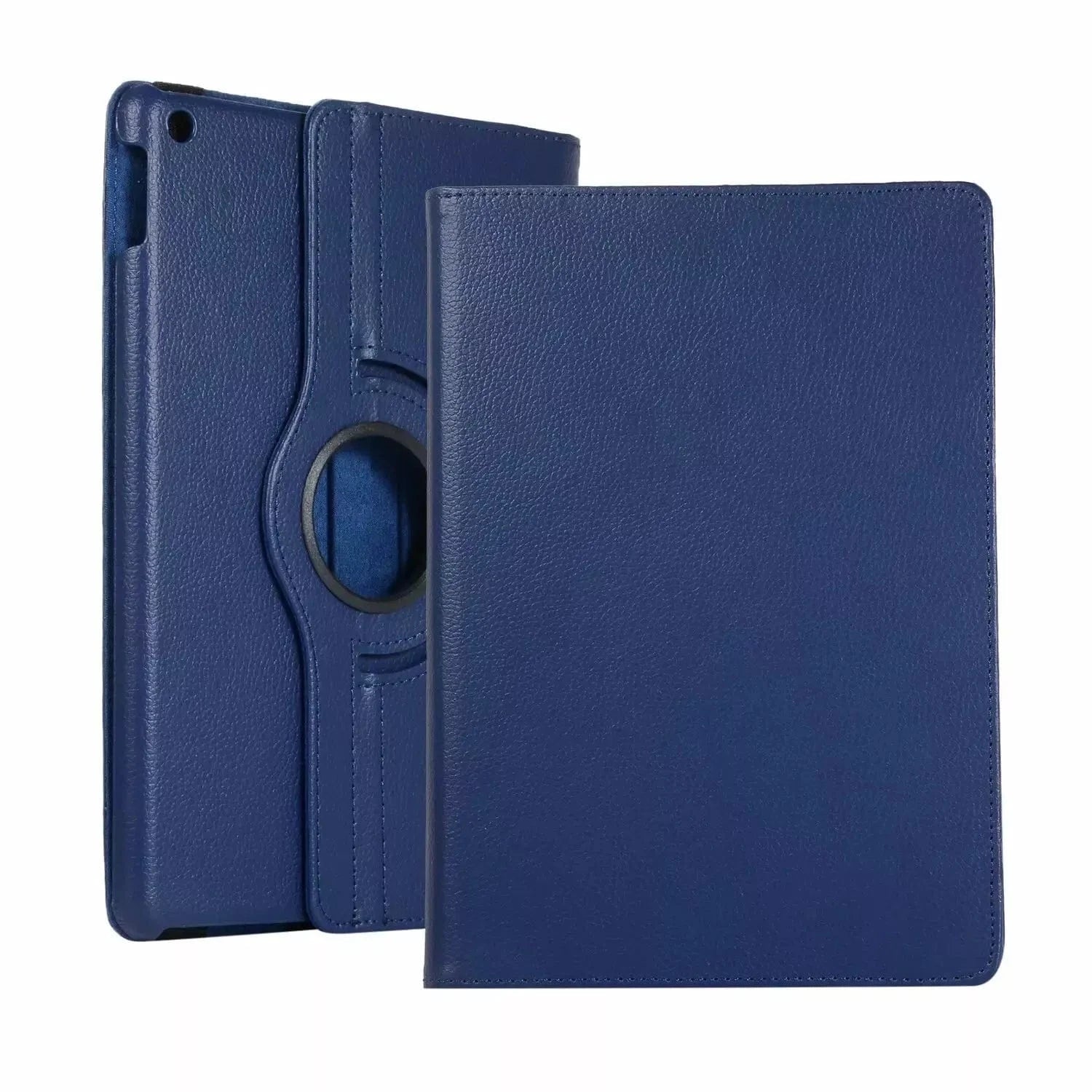 360° Rotating Genuine Leather Smart Case Cover for iPad Air 3 (3rd Generation) 10.5 Inch - Blue | Slim Protective Stand Case with Auto Sleep/Wake | Perfect for Work, Travel & Home Use
