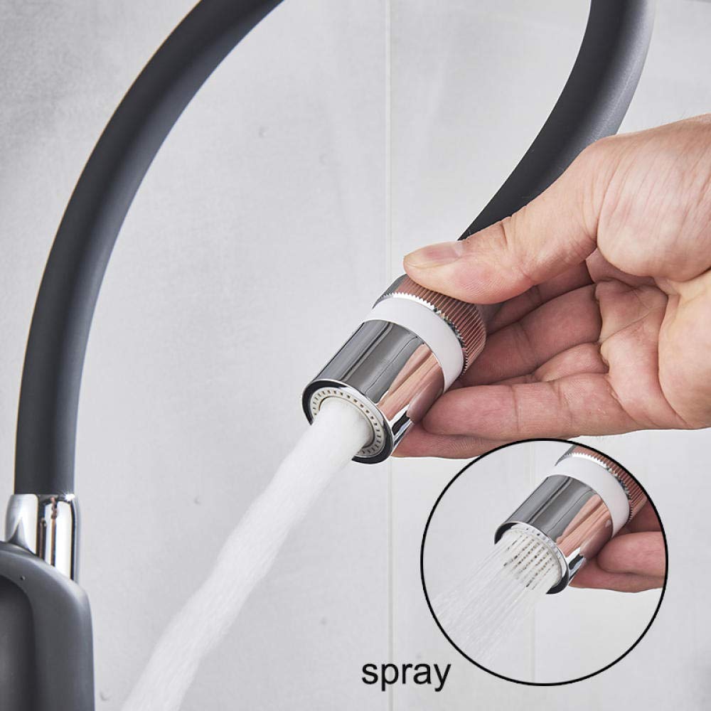 Premium Matte Black Kitchen Sink Faucet with Pure Water Filter - Dual Handle Hot & Cold Water Mixer Tap for Bathroom and Kitchen - Perfect for Cooking, Washing Dishes, and Drinking Filtered Water