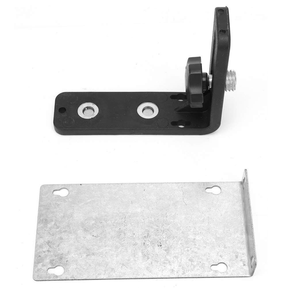 Fafeicy L-Shaped Magnetic Bracket - Wall Mount Universal Bracket with 5/8 Inch Thread for Leveling Tools - Heavy Duty L-Shaped Fixed Stand for Construction, Plumbing & DIY Projects