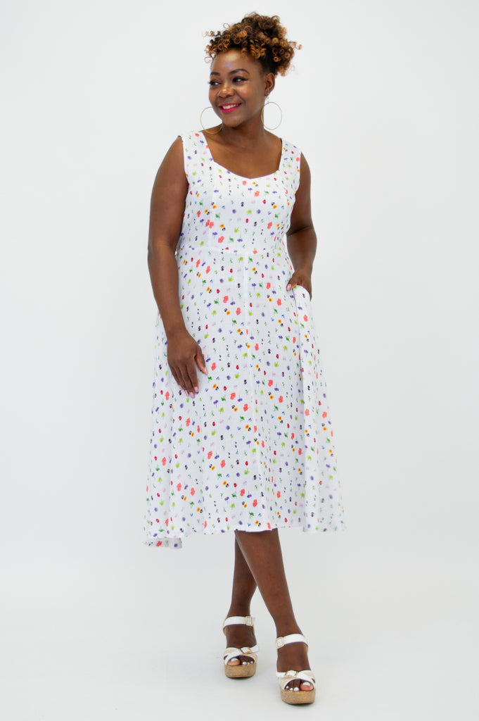 Bristol Dress in Honey Color - Soft Linen Bamboo Blend for Women | Perfect for Summer Outfits, Beach Vacations & Casual Wear