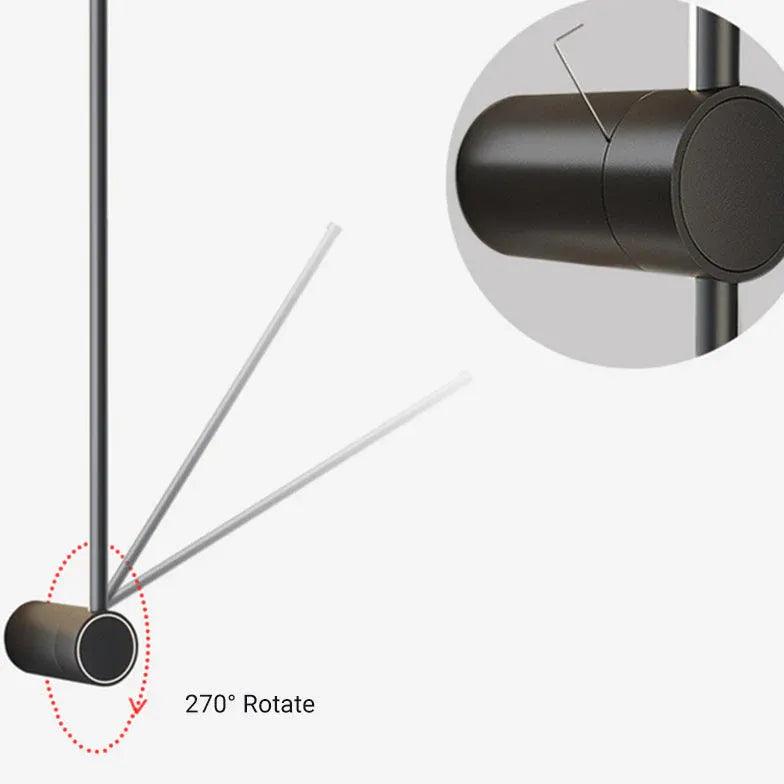 Modern Vertical Linear Black Outdoor Wall Lights - Waterproof LED Sconce for Porch, Patio, Garden & Exterior Home Lighting