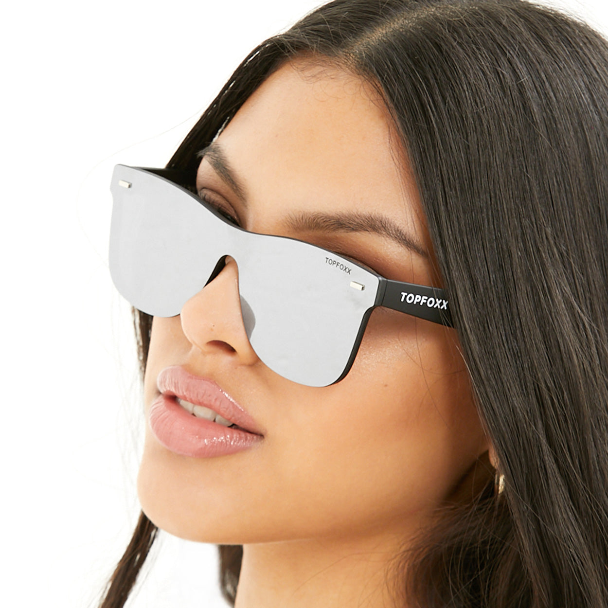 Sustainable Silver Square Wayfarer Sunglasses for Women - Eco-Friendly Fashion Accessory for Outdoor Activities, Beach & Driving