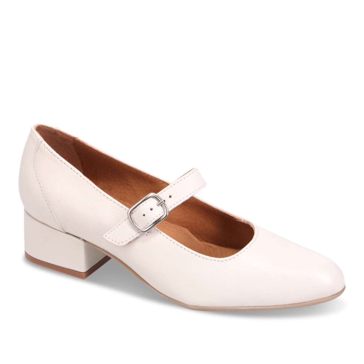 Robyn Heeled Mary Jane Shoes for Women - Classic Comfortable Pumps with Buckle Strap - Perfect for Office, Wedding, and Party Occasions