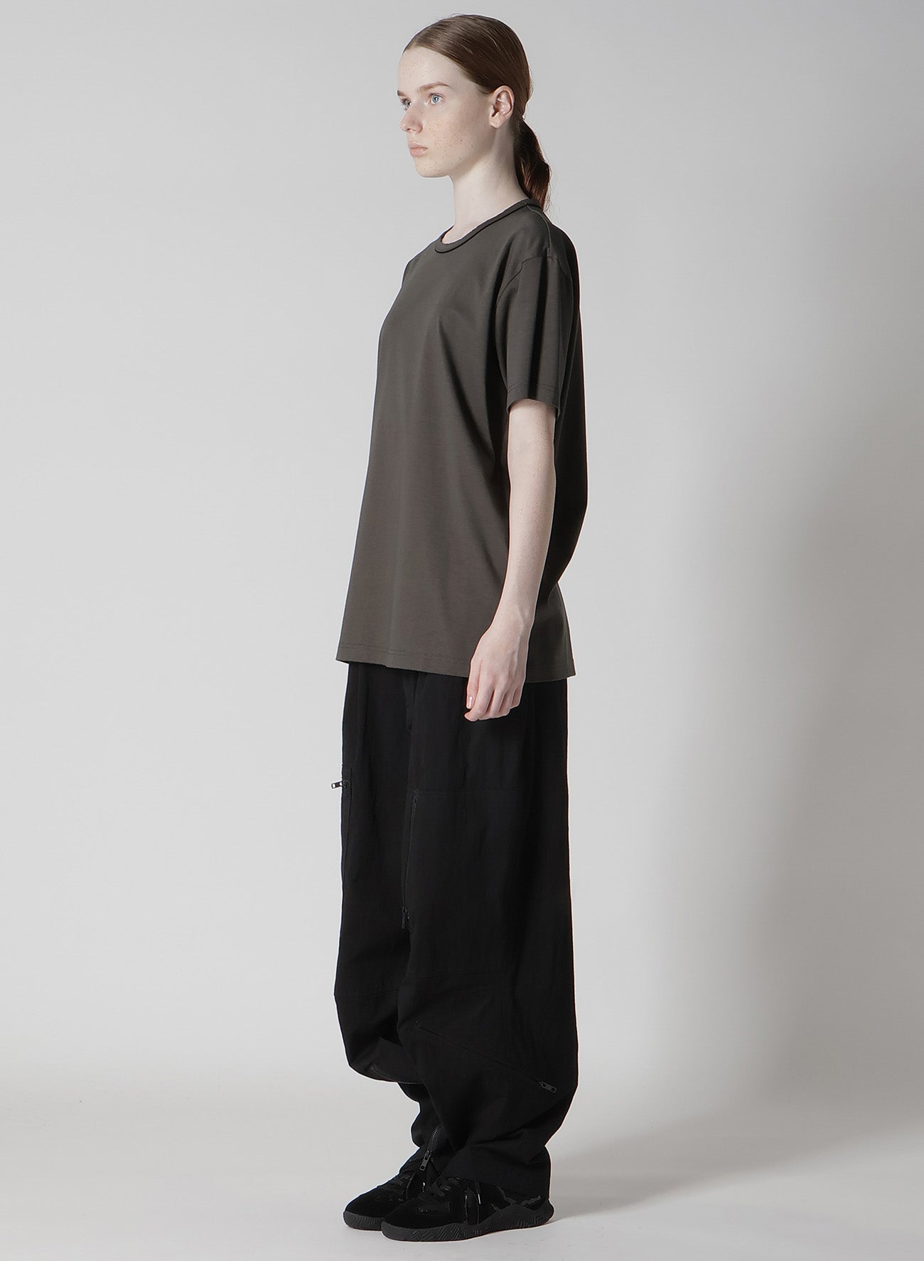 COTON JERSEY Y'S STITCH HALF SLEEVE BIG T-Shirt - Comfortable Cotton Jersey Fabric with Unique Y-Stitch Detail, Perfect for Casual Wear, Gym, and Everyday Outfits