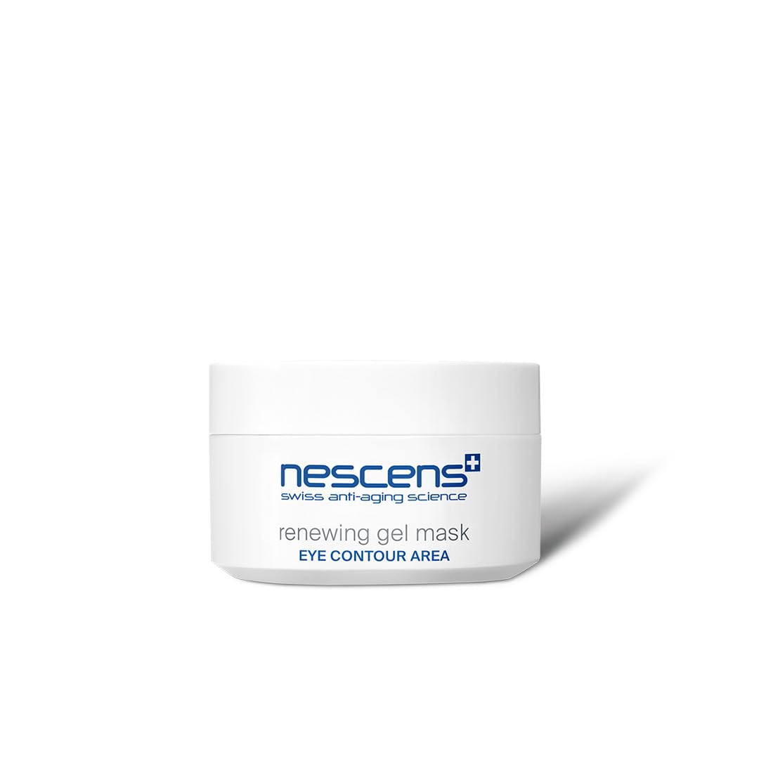 Renewing Gel Eye Mask for Dark Circles & Puffiness - Hydrating Under Eye Patches for Wrinkles & Fine Lines - Perfect for Night Routine & Travel Skincare