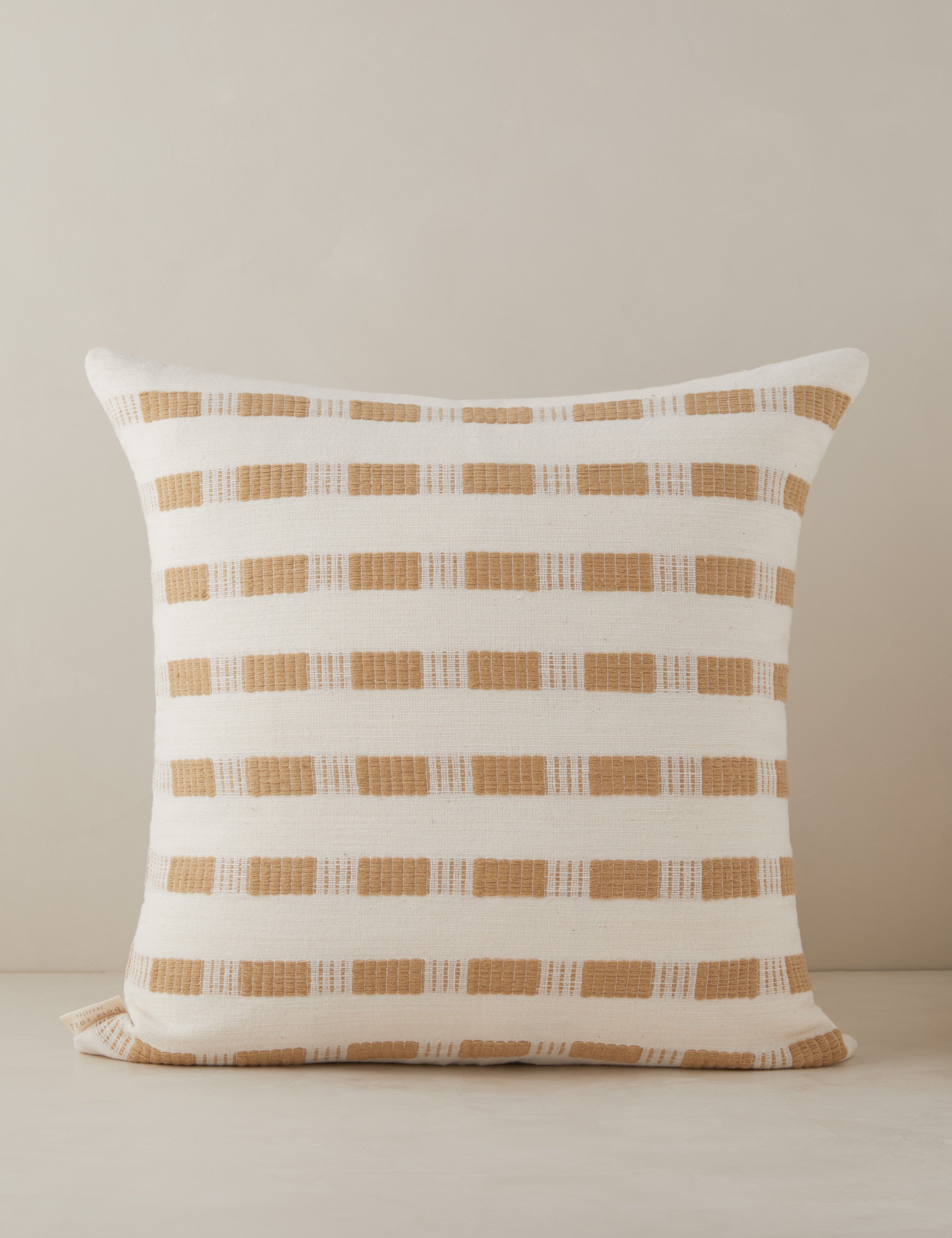 Premium Bertu Pillow by Bolé Road Textiles - Handmade Cotton Throw Pillow Cover for Sofa, Bed & Home Decor - Boho Chic Living Room & Bedroom Accent