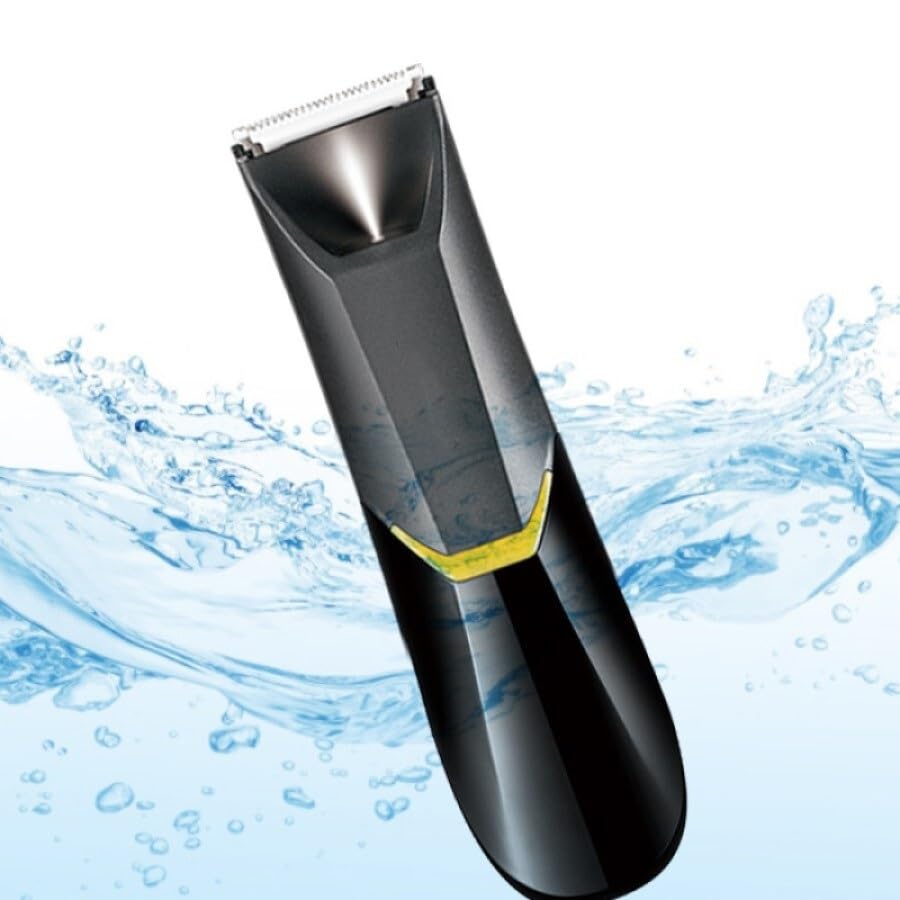 Professional Electric Hair Clippers for Men & Women - Body Groomer for Chest, Armpit, Groin & Private Parts - Waterproof Trimmer for Smooth Shaving at Home or Travel