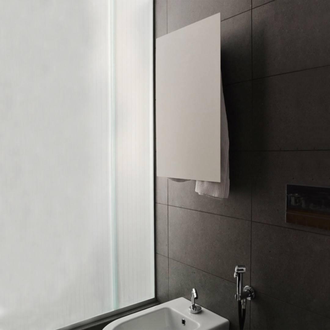 Mg12 Geometric Rectangle Towel Warmer 17.75W x 27.5H - Premium Bathroom Luxury for Spa, Hotel & Home Use
