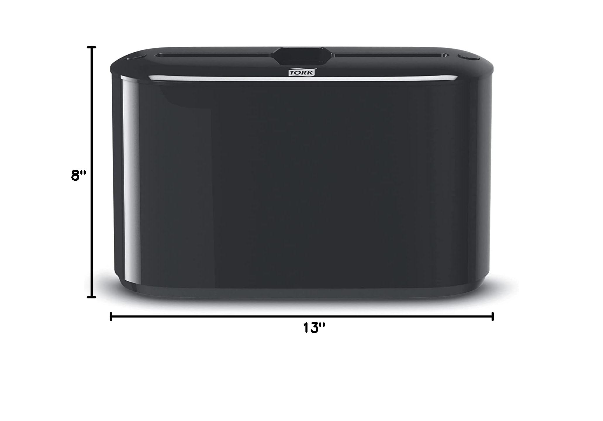 Tork Xpress Paper Towel Dispenser - Black Single-Dispense Hand Towel Holder for Commercial & Home Use | Compatible with H2 Refills | Space-Saving Design (302028) | Ideal for Restaurants, Offices & Kitchens