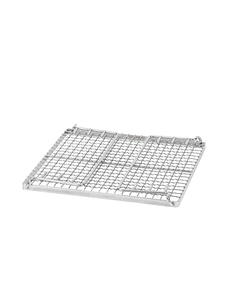 Fireplace Grill Bridge - Heavy Duty Steel Fire Pit Cooking Grate for Outdoor Camping, BBQ & Backyard Fireplace Use