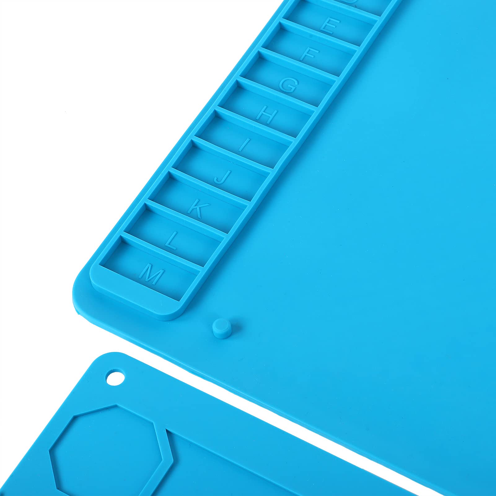 High-Temperature Silicone Soldering Mat - Anti-Static Heat Resistant Repair Mat for Phone, PC & Electronics - Perfect for Welding, Soldering & DIY Repairs at Home or Workshop
