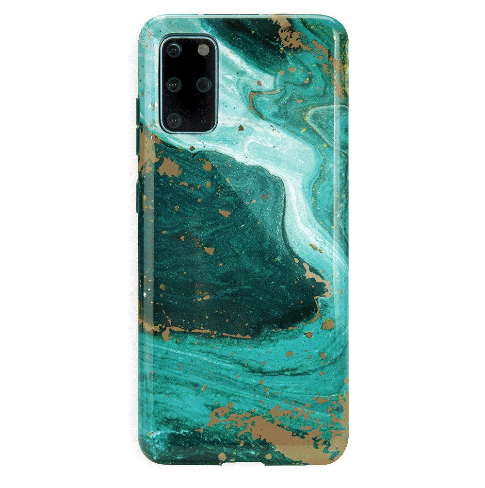 Premium Emerald Marble Samsung Phone Case - Durable Protective Cover for Samsung Galaxy [Model] - Stylish & Slim Design for Everyday Use, Work & Travel