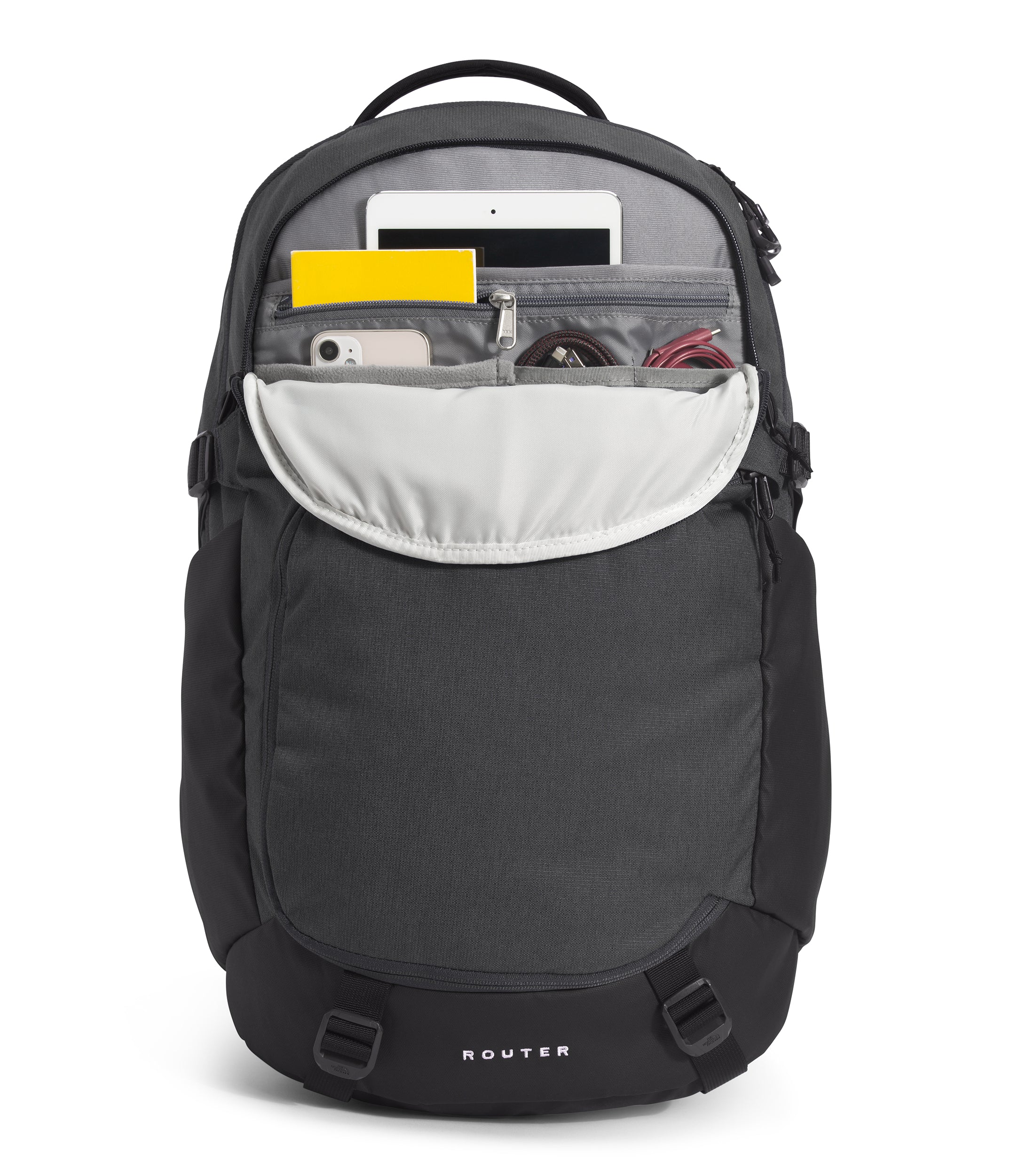 The North Face Router Backpack - Waterproof Hiking Daypack for Men & Women - Lightweight Travel Backpack with Laptop Sleeve - Perfect for Outdoor Adventures, Commuting & College