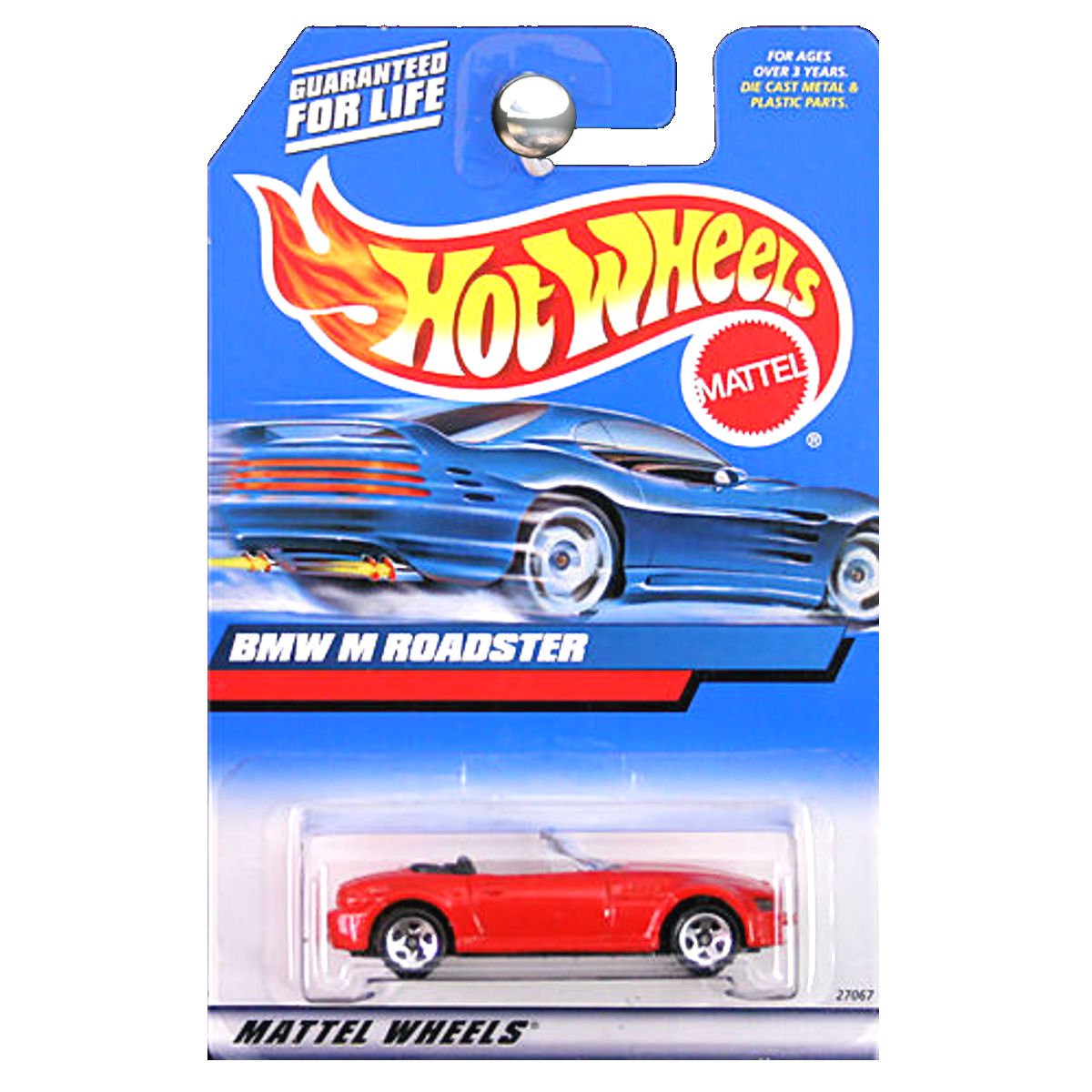 Hot Wheels 2000 BMW M Roadster Red Convertible Diecast Car - 1:64 Scale Collectible Toy for Kids & Adults - Perfect for Display, Racing & Gift Giving