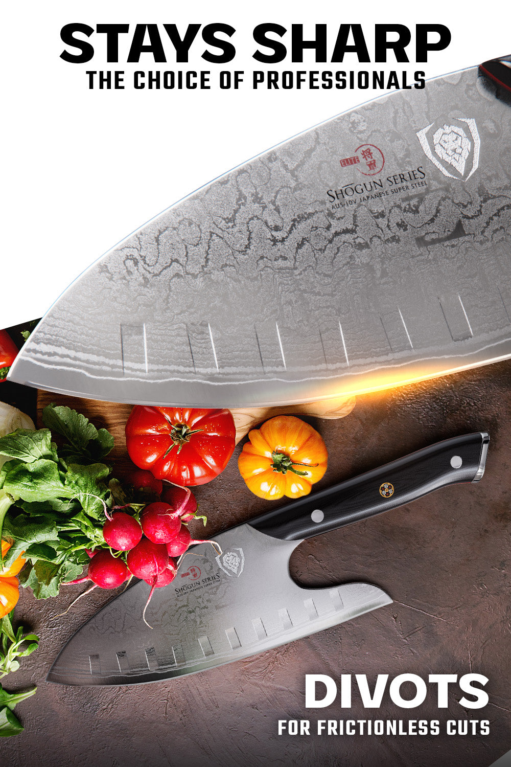 Dalstrong Shogun Series ELITE 8-inch Chef Knife - Professional Japanese Steel Kitchen Knife for Precision Chopping, Slicing & Dicing - Perfect for Home Cooks & Professional Chefs