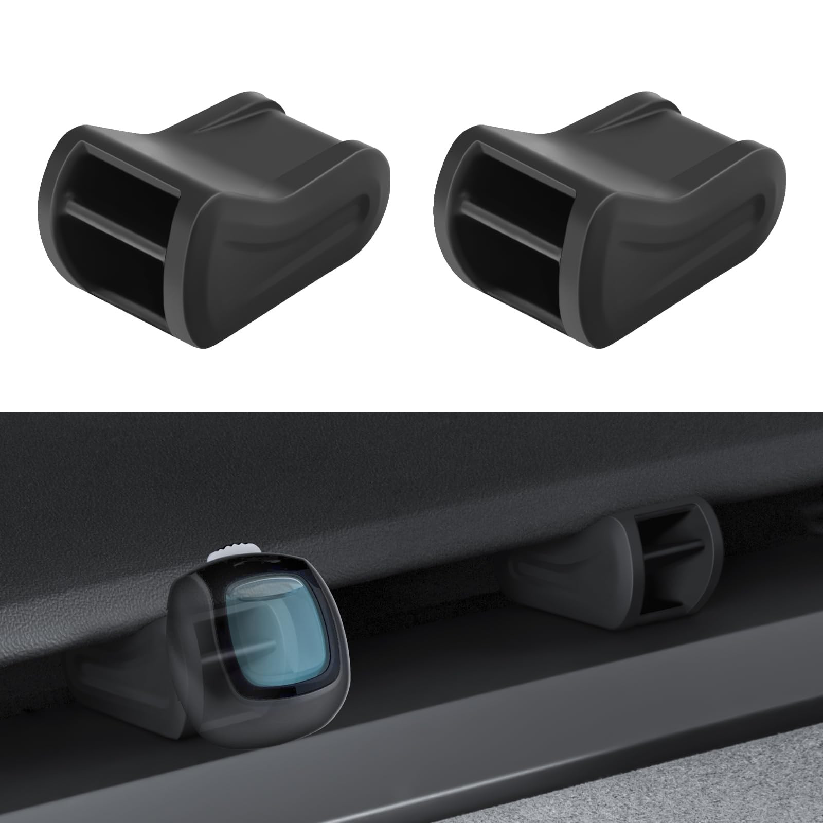 2PCS Air Freshener Adapter for Tesla Model 3 (2017-2023) & Model Y (2020-2025) - Vent Clip Car Accessories - Perfect for Home, Office & Travel Use