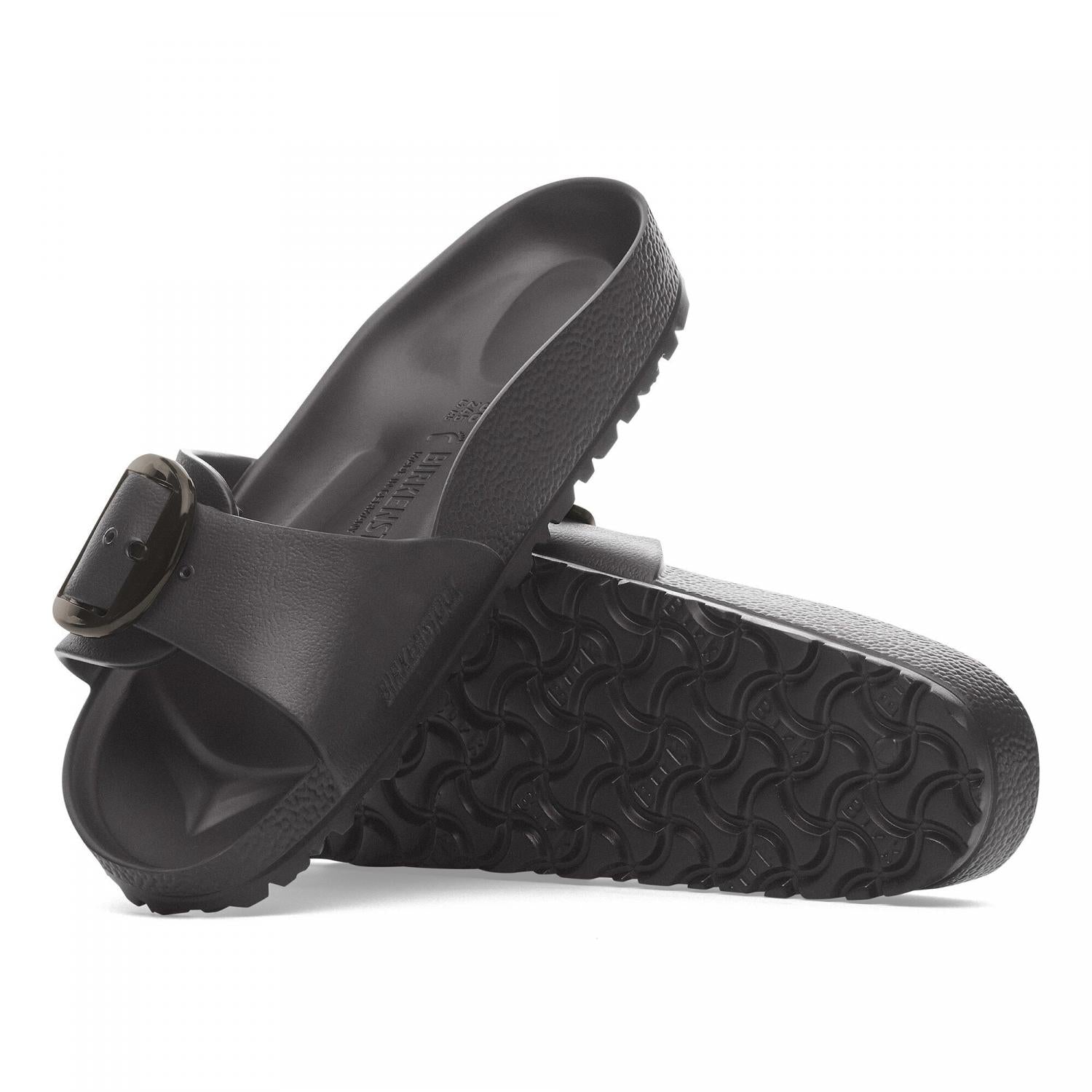 Madrid Big Buckle Sandals for Women - Comfortable Summer Slide Sandals with Adjustable Buckle | Perfect for Beach, Vacation & Casual Outfits