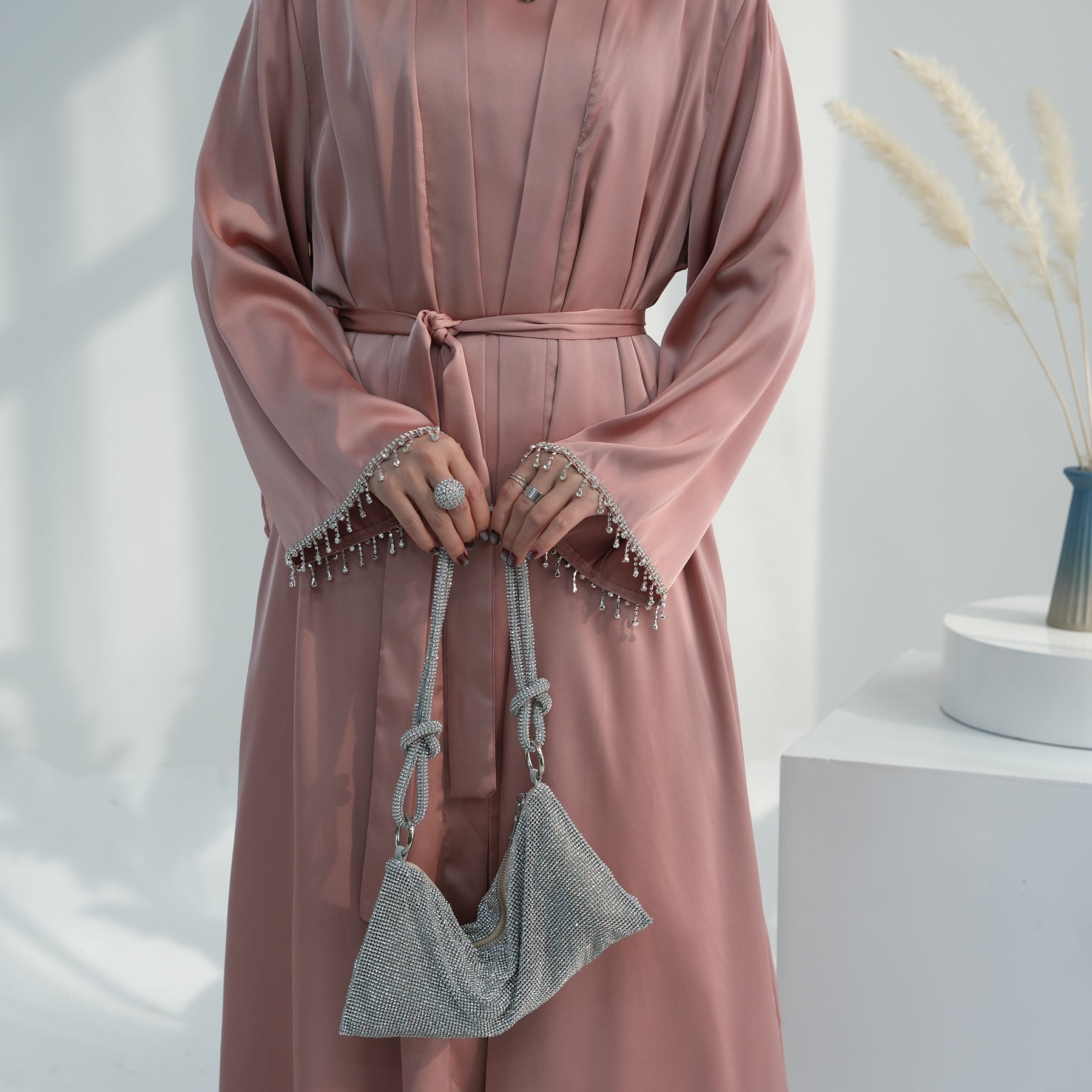 Lola 3-Piece Set - Pink Blush Women's Lounge Wear | Soft Comfortable Outfit for Home, Yoga & Relaxation