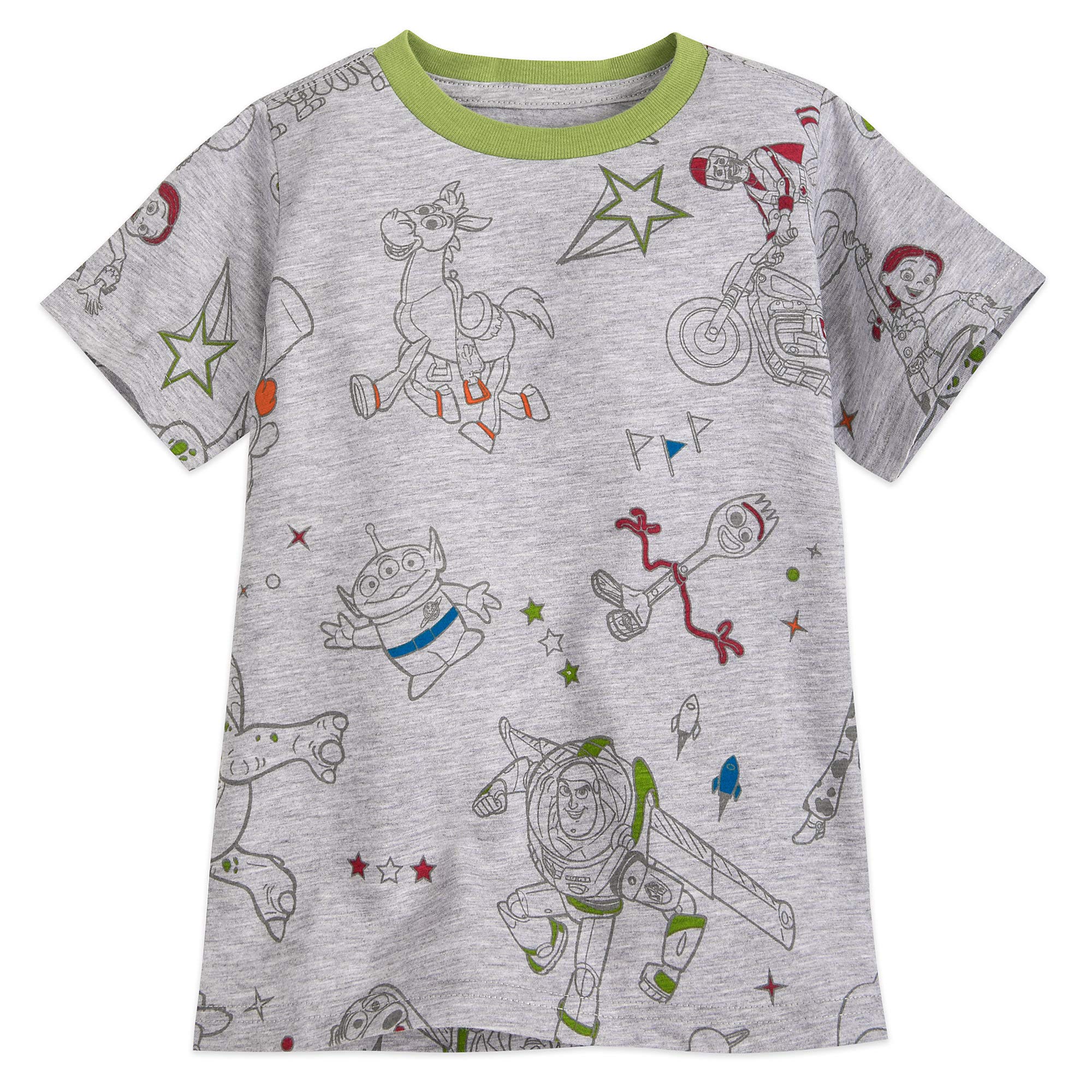 Disney Toy Story 4 Boys' Graphic T-Shirt - Soft Cotton Short Sleeve Tee for Kids - Perfect for Birthday Gifts, School, and Playtime