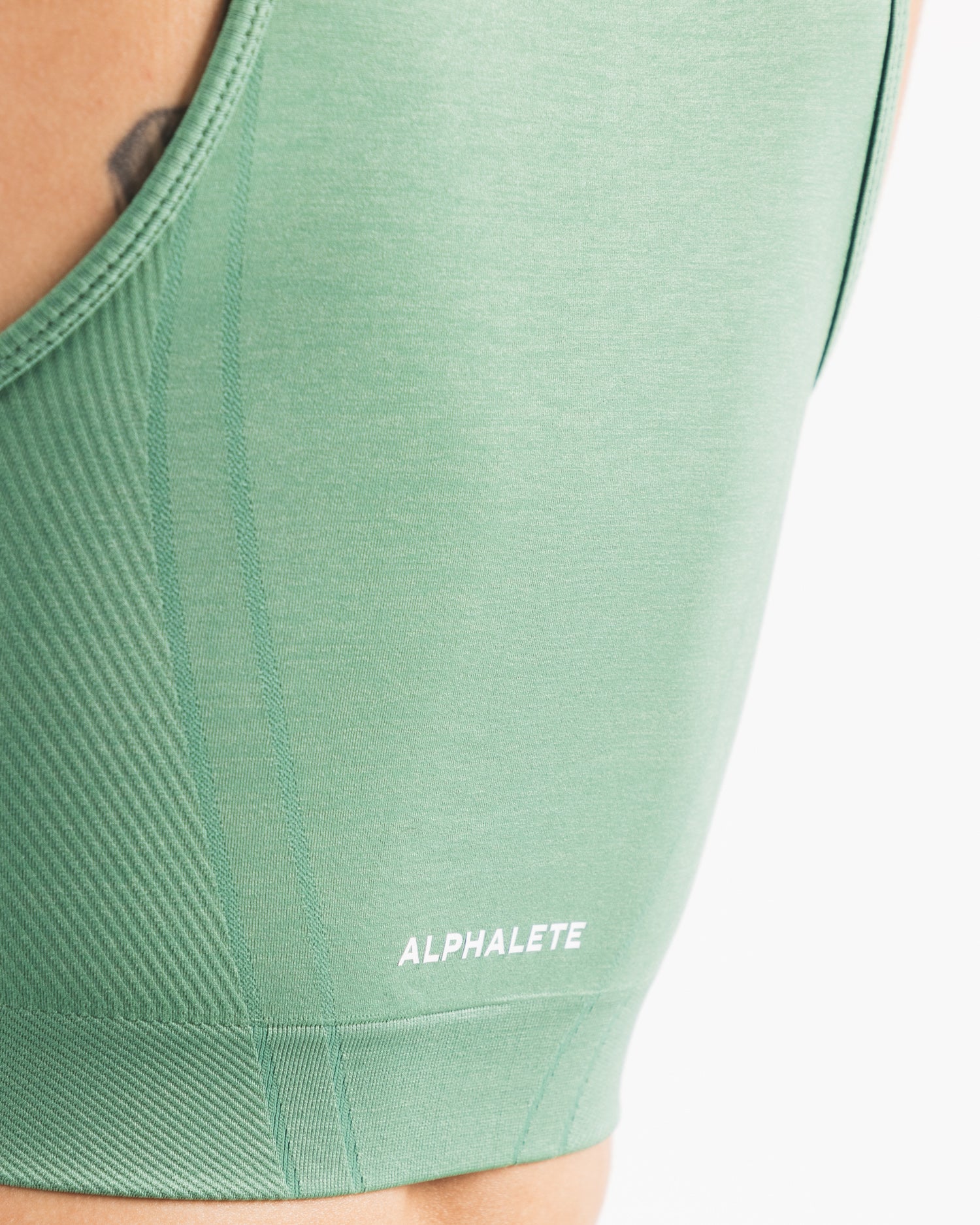 Stratus Crop Tank Top for Women - Soft Jade Green Yoga Shirt | Perfect for Workouts, Yoga & Casual Wear