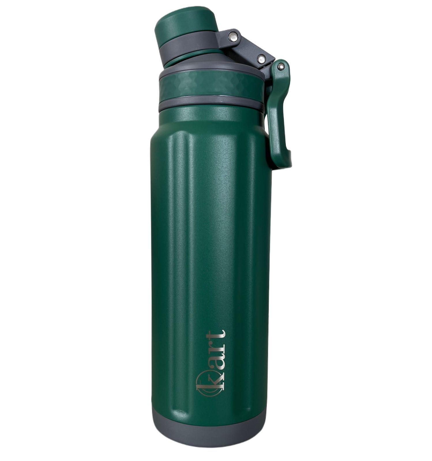 Premium Kart Insulated Stainless Steel Water Bottle 800ml | 24 Hour Hot & Cold Retention | Leakproof & Rustproof | ISI Certified | Perfect for Gym, Hiking, Office & Travel | Eco-Friendly Green Bottle | Great for Workouts, Outdoor Adventures & Daily Hydration