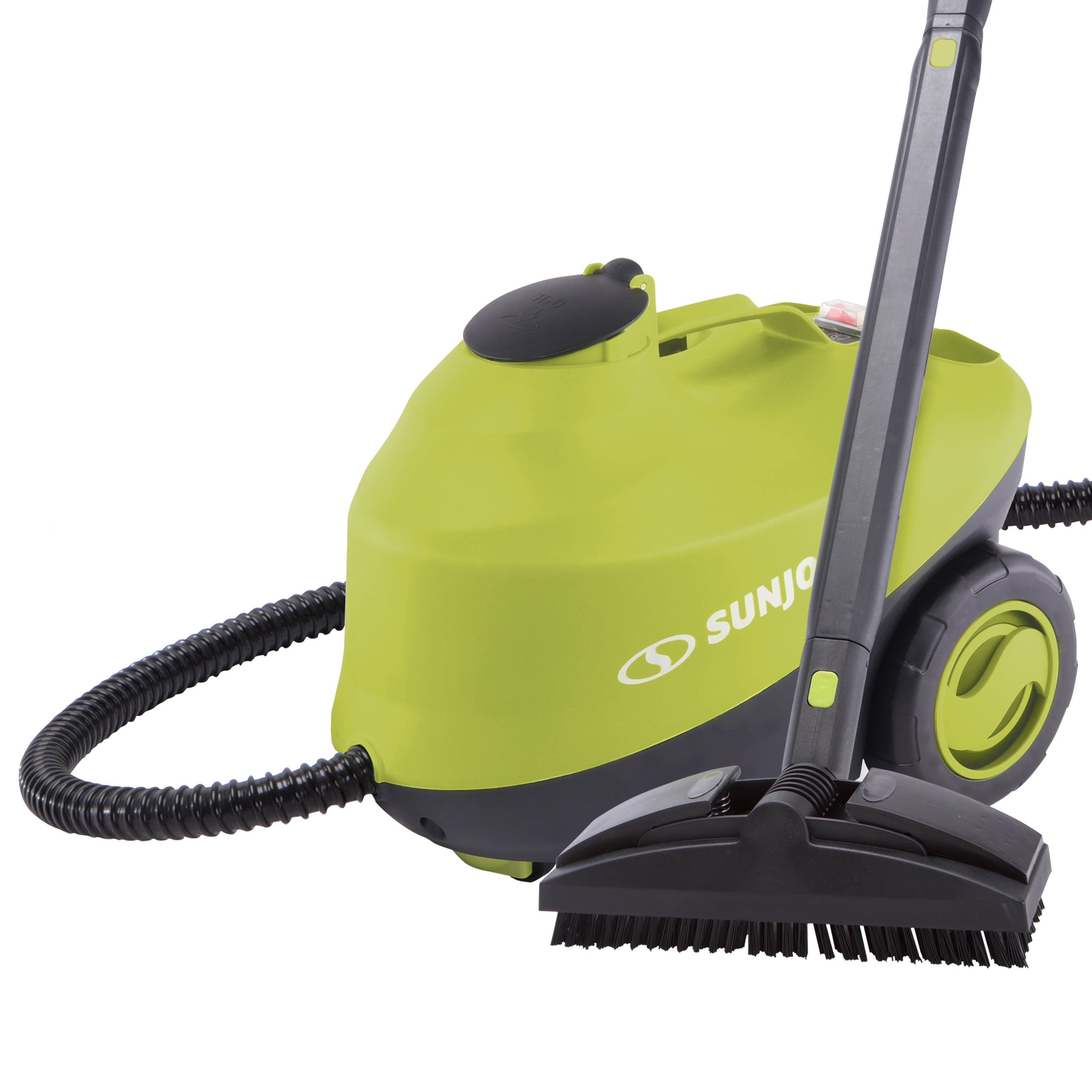 Sun Joe STM30E Heavy Duty Multi Purpose Steam Cleaner - 212°F Steam Blast at 50 PSI for Deep Cleaning | Fast 35-Second Heat Up | Chemical-Free Sanitizer Kills 99.9% Germs | Includes 8-Piece Accessory Kit | Perfect for Floors, Tiles, Grout, Upholstery & Car Detailing