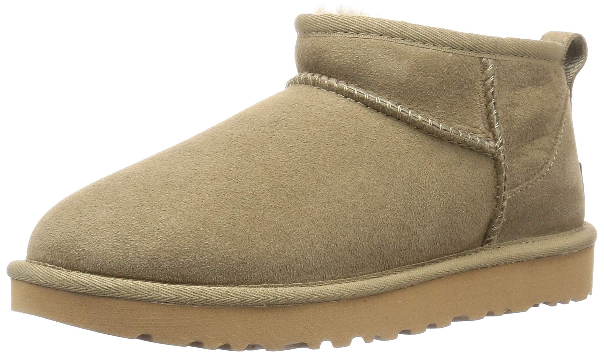 UGG Women's Classic Ultra Mini Ankle Boot - Cozy Winter Boots for Women, Waterproof & Warm Short Booties - Perfect for Casual Outfits, Snow Days & Holiday Shopping