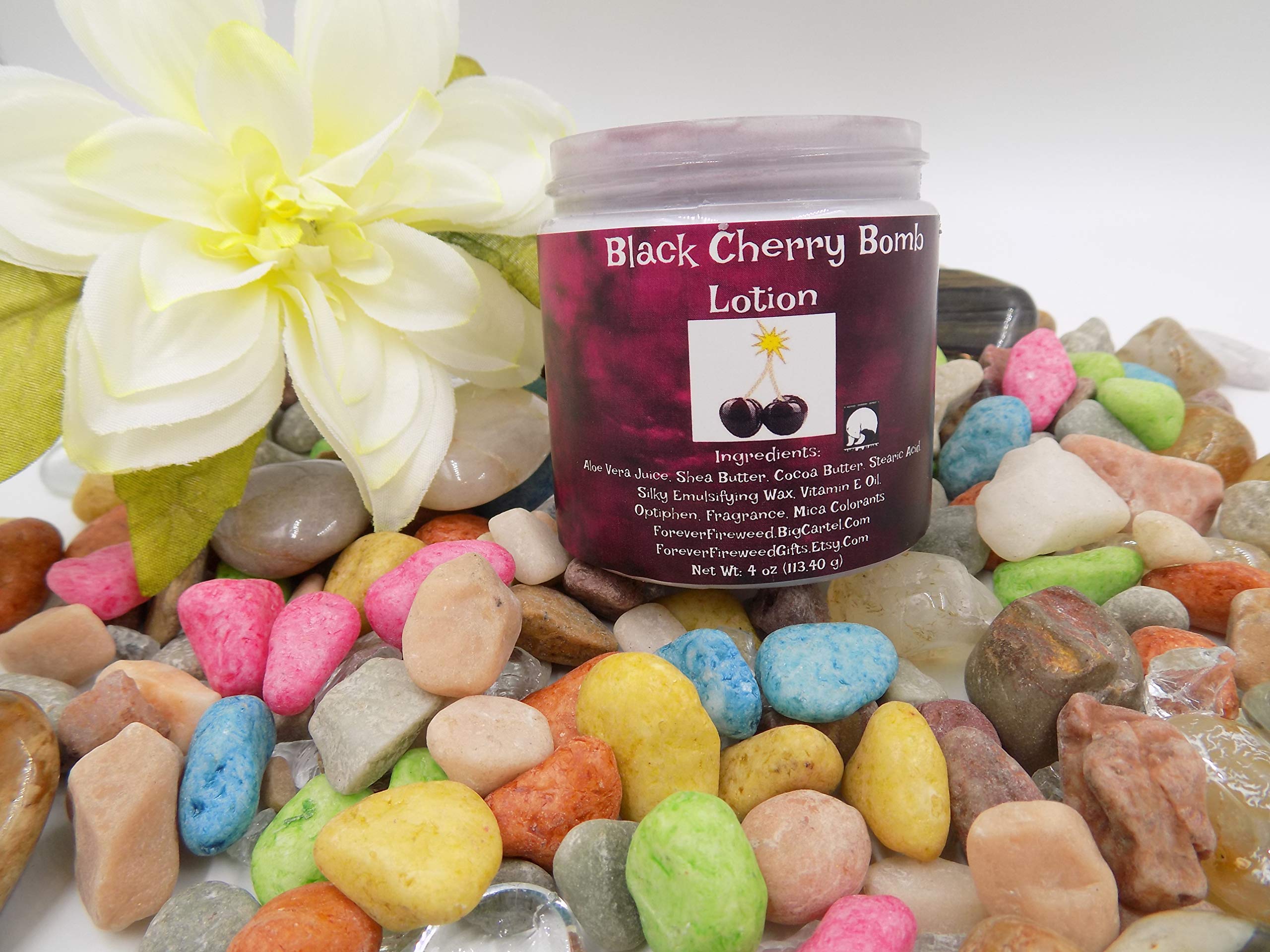 Black Cherry Bomb Hand & Body Lotion - Moisturizing & Nourishing Skin Care for Dry Skin - Perfect for Daily Hydration & Spa Nights