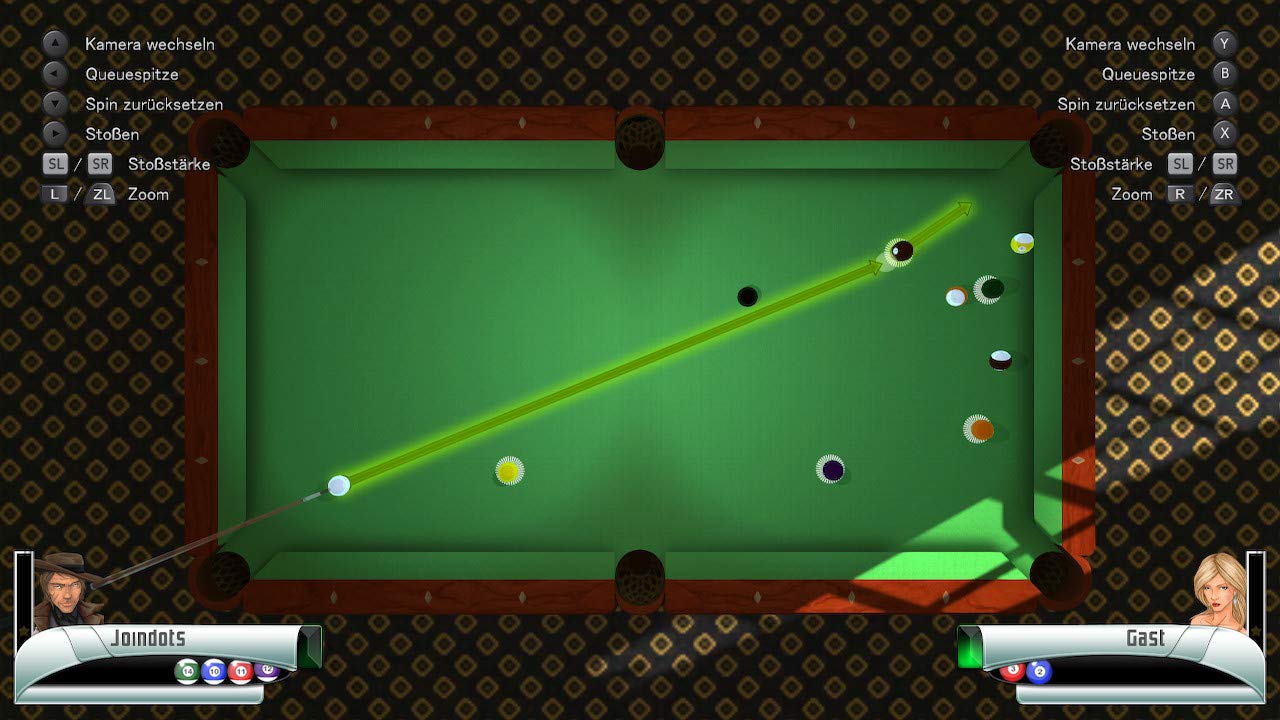 3D Billiard Pool & Snooker Game for Nintendo Switch - Realistic Sports Simulation for Home Entertainment & Party Fun