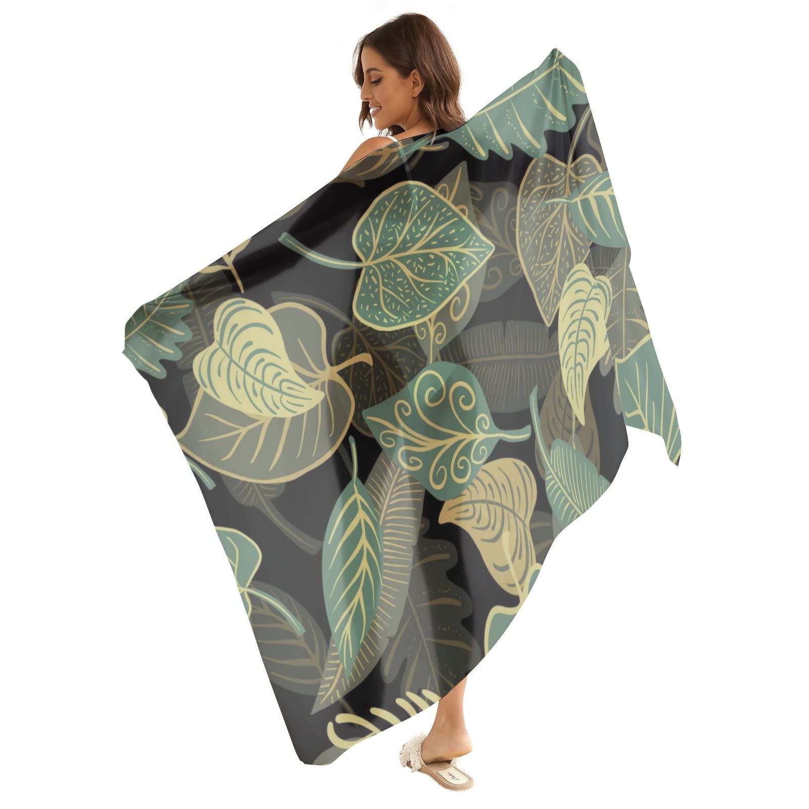 HDIVLKU Women's Chiffon Beach Sarong Cover Up - Lightweight Swimwear Wrap for Swimsuits & Bathing Suits - Perfect for Poolside, Beach Vacations & Summer Outings