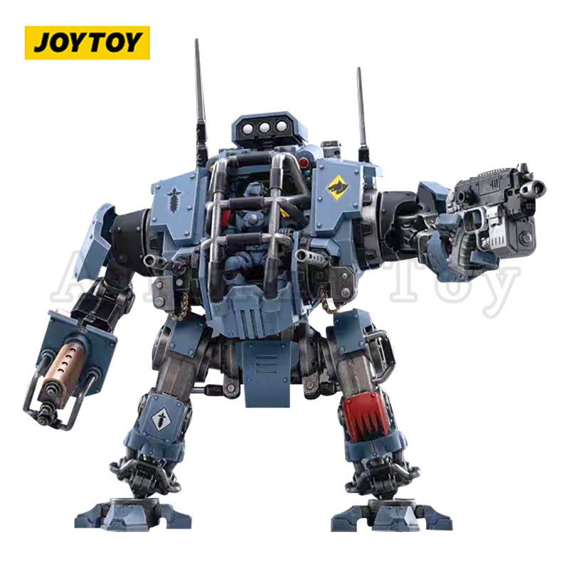 JOYTOY 1/18 Scale Warhammer 40K Space Wolves Invictor Warsuit Action Figure - Collectible Battle Pack for Tabletop Gaming & Display