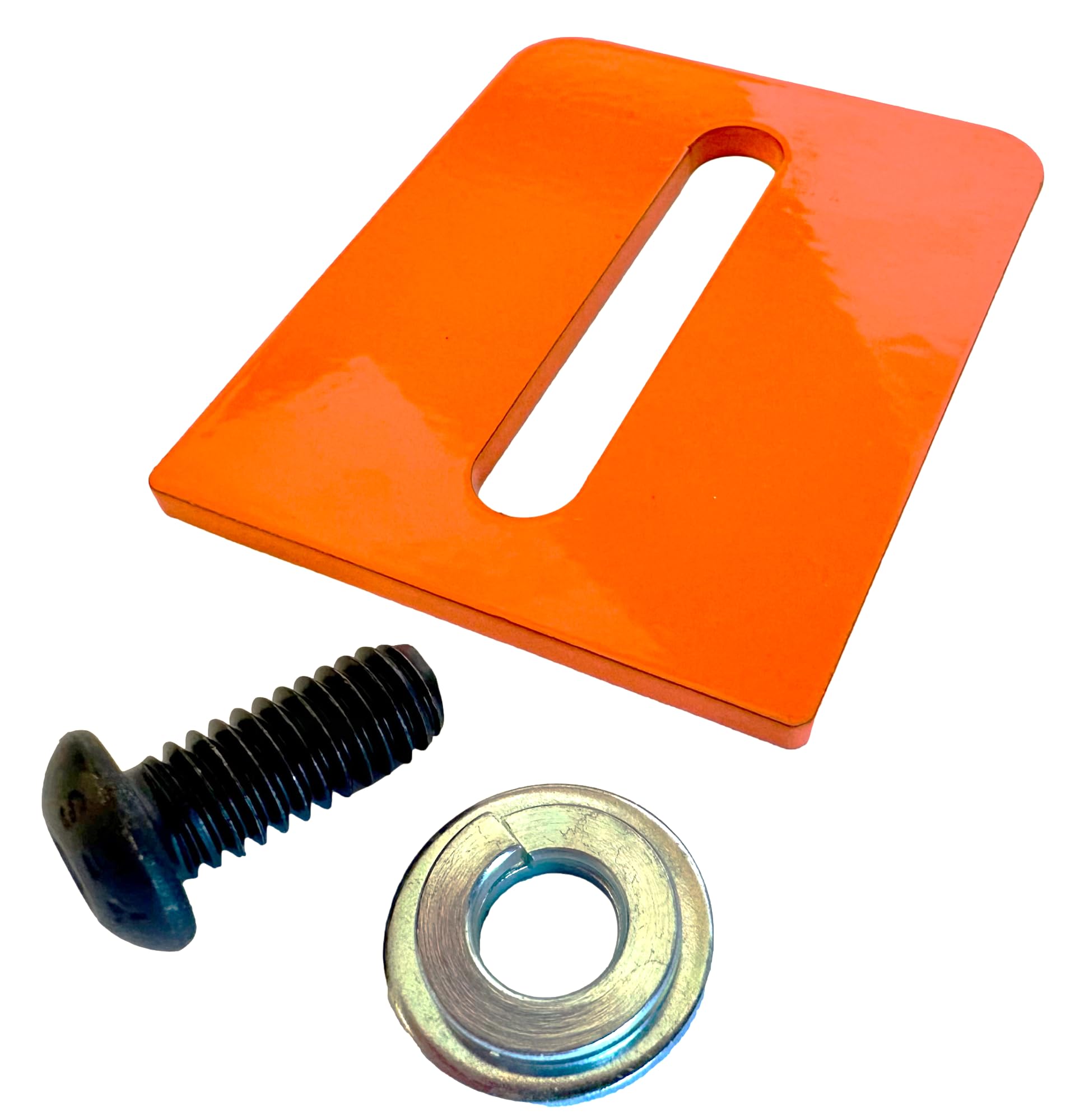 Baldor Bench Grinder Tongue Guard Spark Arrestor for 6-8 Inch Power Bench Grinders - Orange Powder Coated (1 Each) - Safety Accessory for Metalworking, Woodworking & DIY Projects