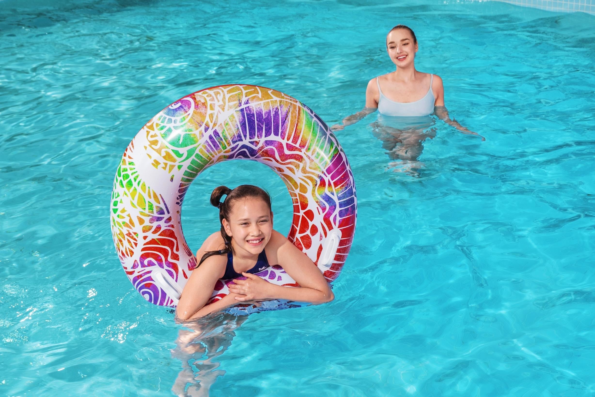 Bestway 36-Inch Summer Swim Ring - Inflatable Pool Float for Adults & Kids - Perfect for Beach, Pool Parties & Summer Fun