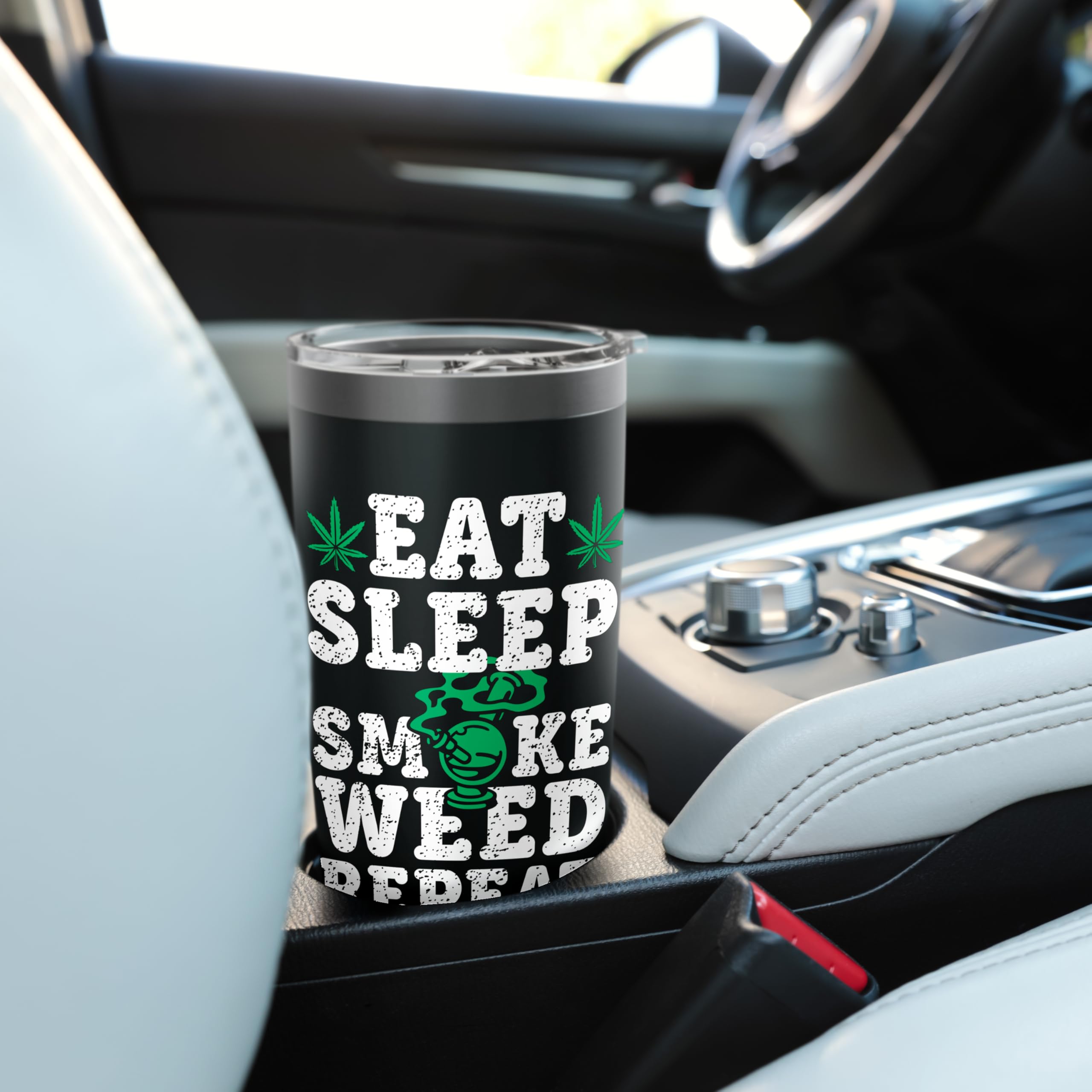 Stainless Steel Insulated Tumbler for Smoking Weed - 20oz Double-Walled Vacuum Mug with Lid - Perfect for Cannabis Enthusiasts, Outdoor Activities & Relaxation