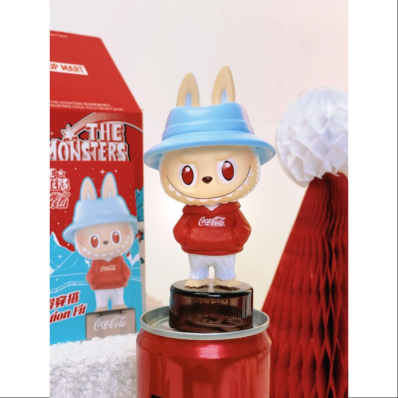 Labubu The Monsters Coca Cola Series Vacation Fit - Limited Edition Vinyl Art Toy Collectible for Display & Gift Giving - Perfect for Home Decor, Office Display, and Pop Culture Collections